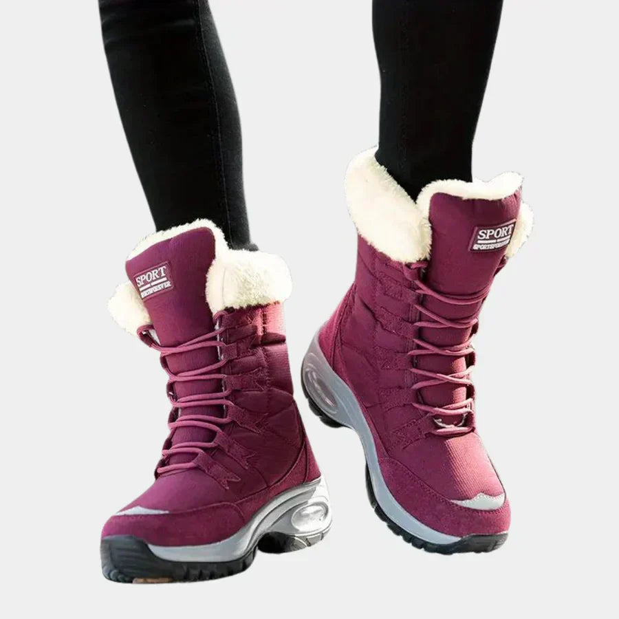 Berg-Feldt | Robuste Winterstiefel mit Schnürsenkeln für Frauen