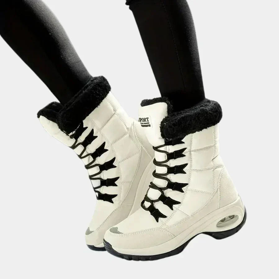 Berg-Feldt | Robuste Winterstiefel mit Schnürsenkeln für Frauen
