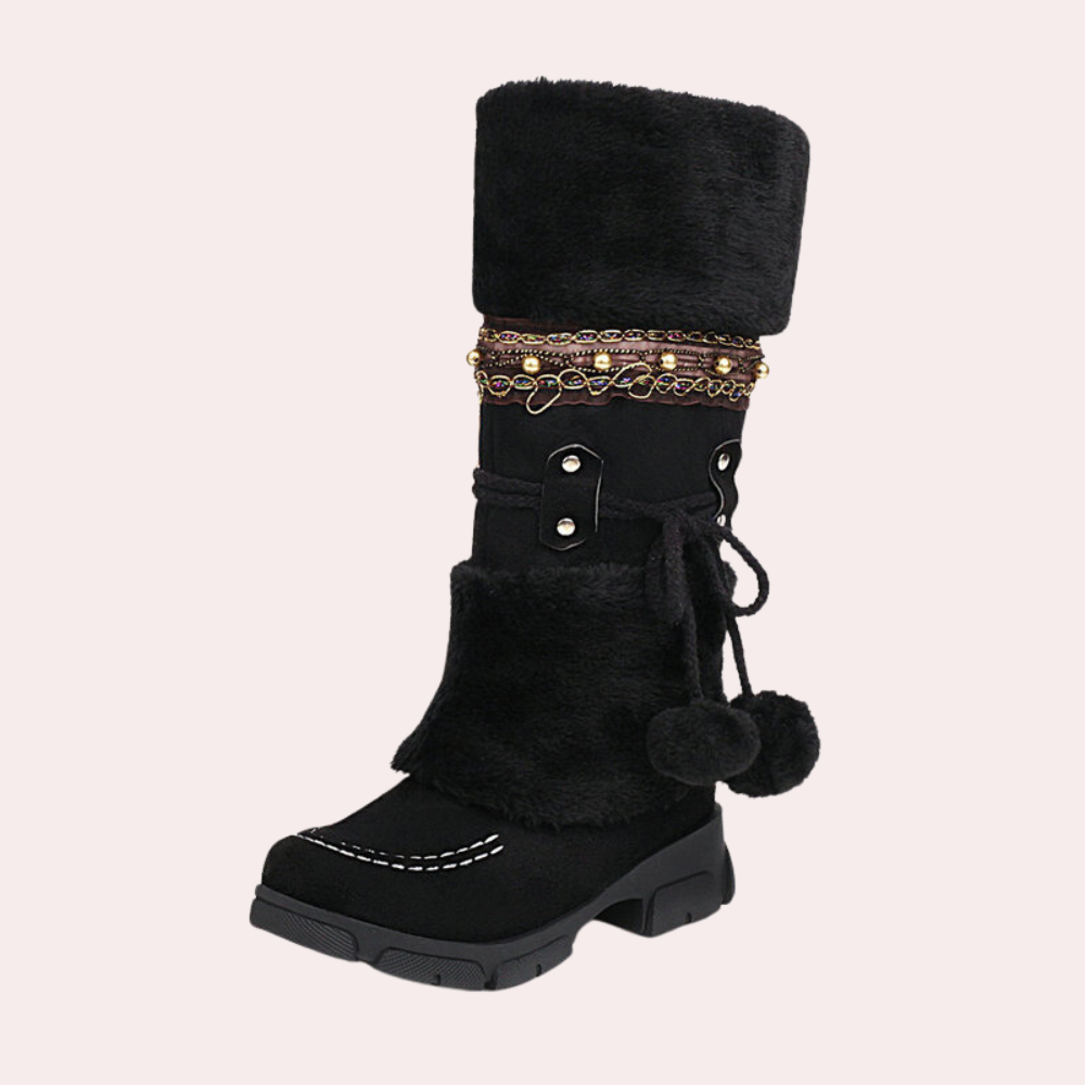 Bottes d'hiver Angelia de luxe et chaudes pour femme