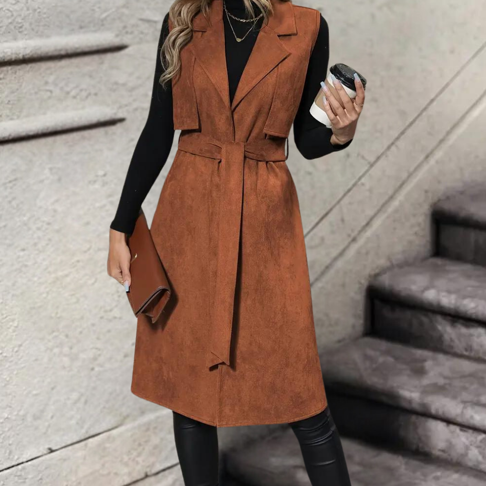 Berg-Feldt | Elegante und ärmellose Herbstjacke für Frauen