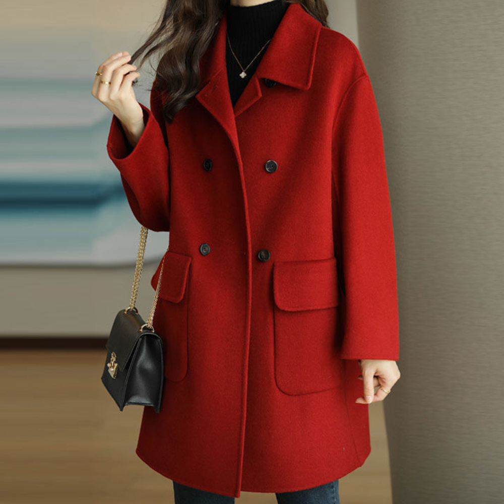 Berg-Feldt | Veste d'hiver pour femme avec poches plaquées - Automne