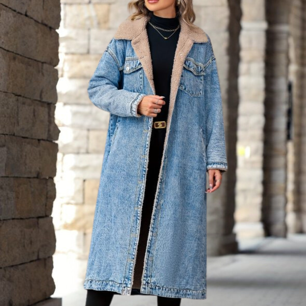 Berg-Feldt | Leichte Denimjacke für Frauen für den Winter