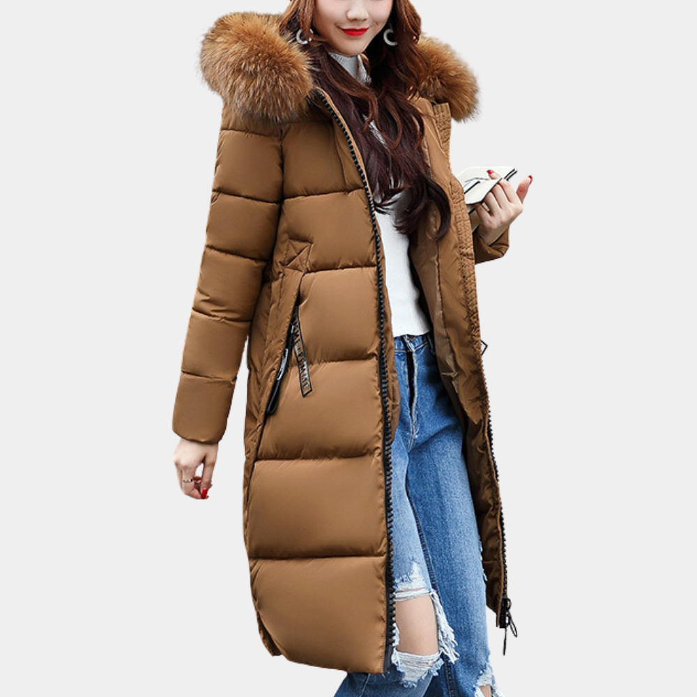 Berg-Feldt | stylische Damen gesteppte Jacke mit Kapuze