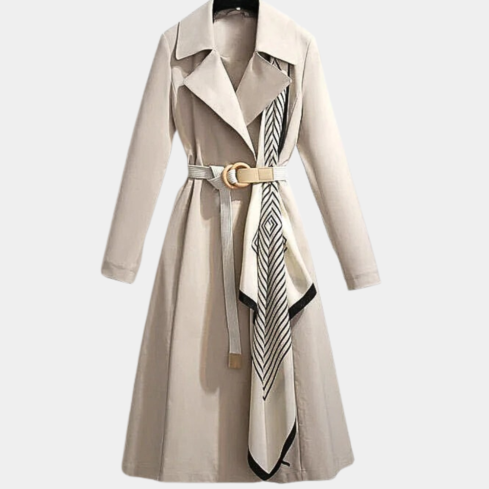 Berg-Feldt | Eleganter Herbst-Trenchcoat mit Gürtel für Frauen