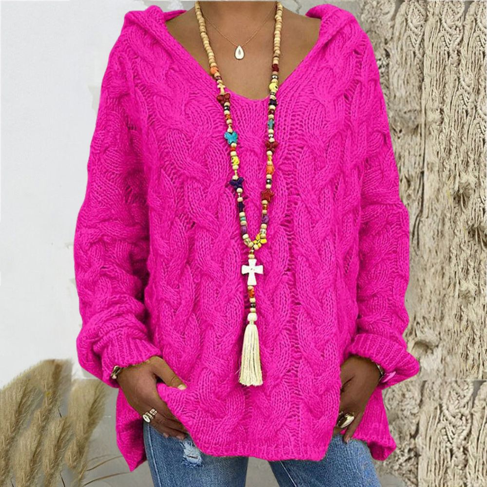 Sweat à capuche en V style Capri