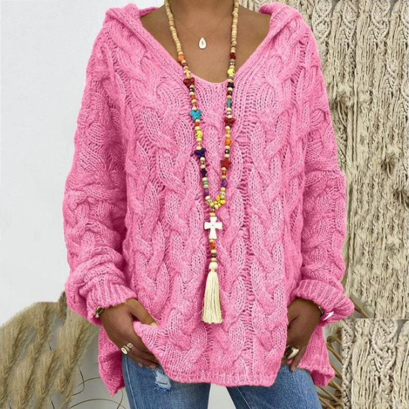 Sweat à capuche en V style Capri