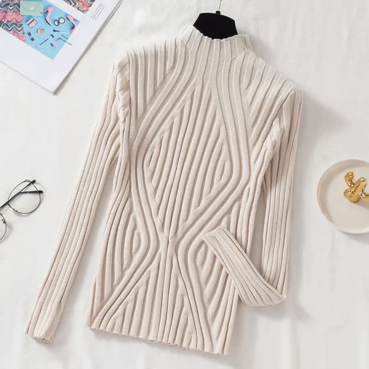 Damen Rollkragenpullover Constance: Modern & stylisch
