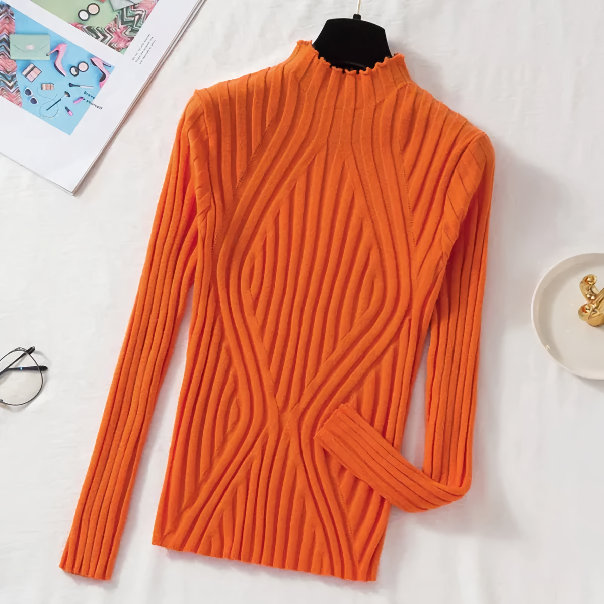 Damen Rollkragenpullover Constance: Modern & stylisch