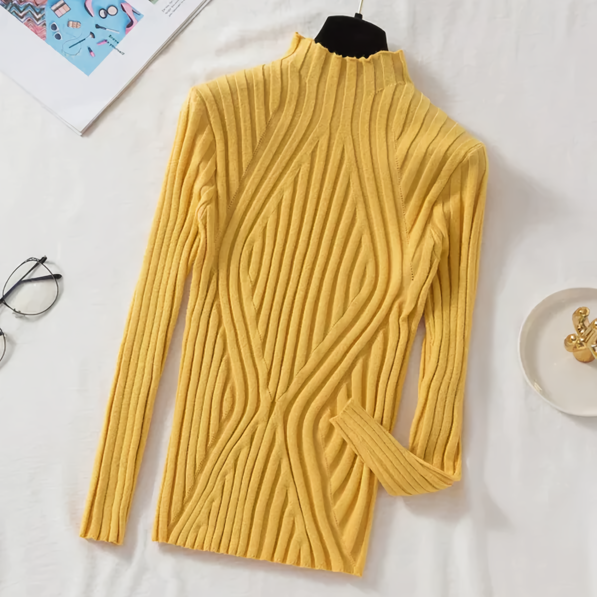 Damen Rollkragenpullover Constance: Modern & stylisch