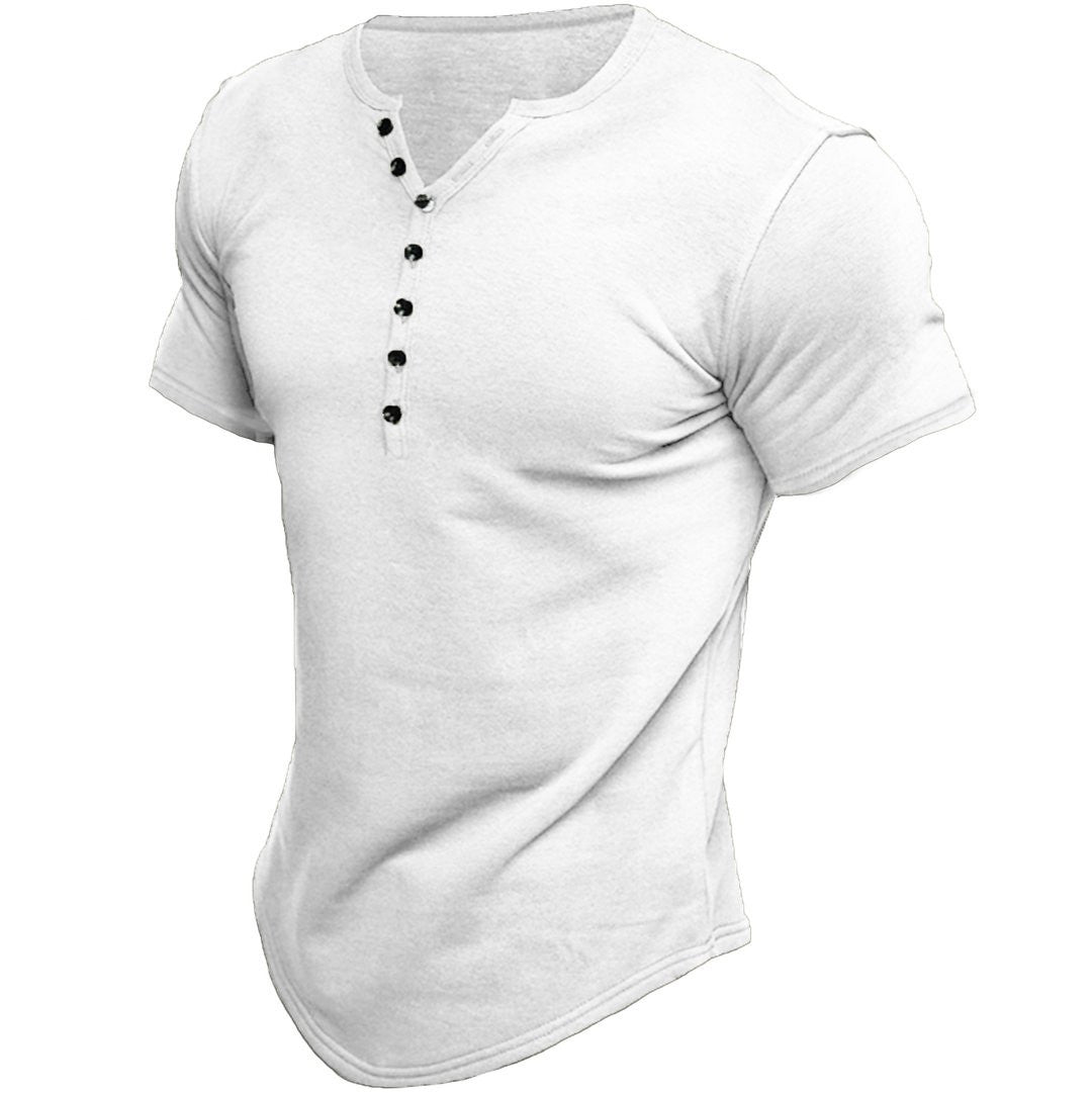 Fudus Short Sleeve Henley Shirt