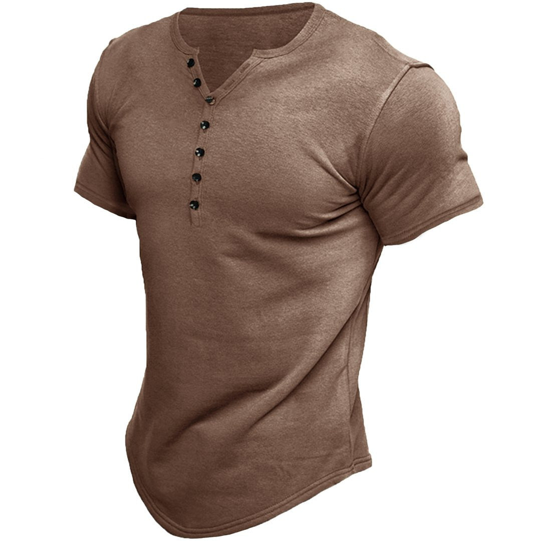 Fudus Short Sleeve Henley Shirt