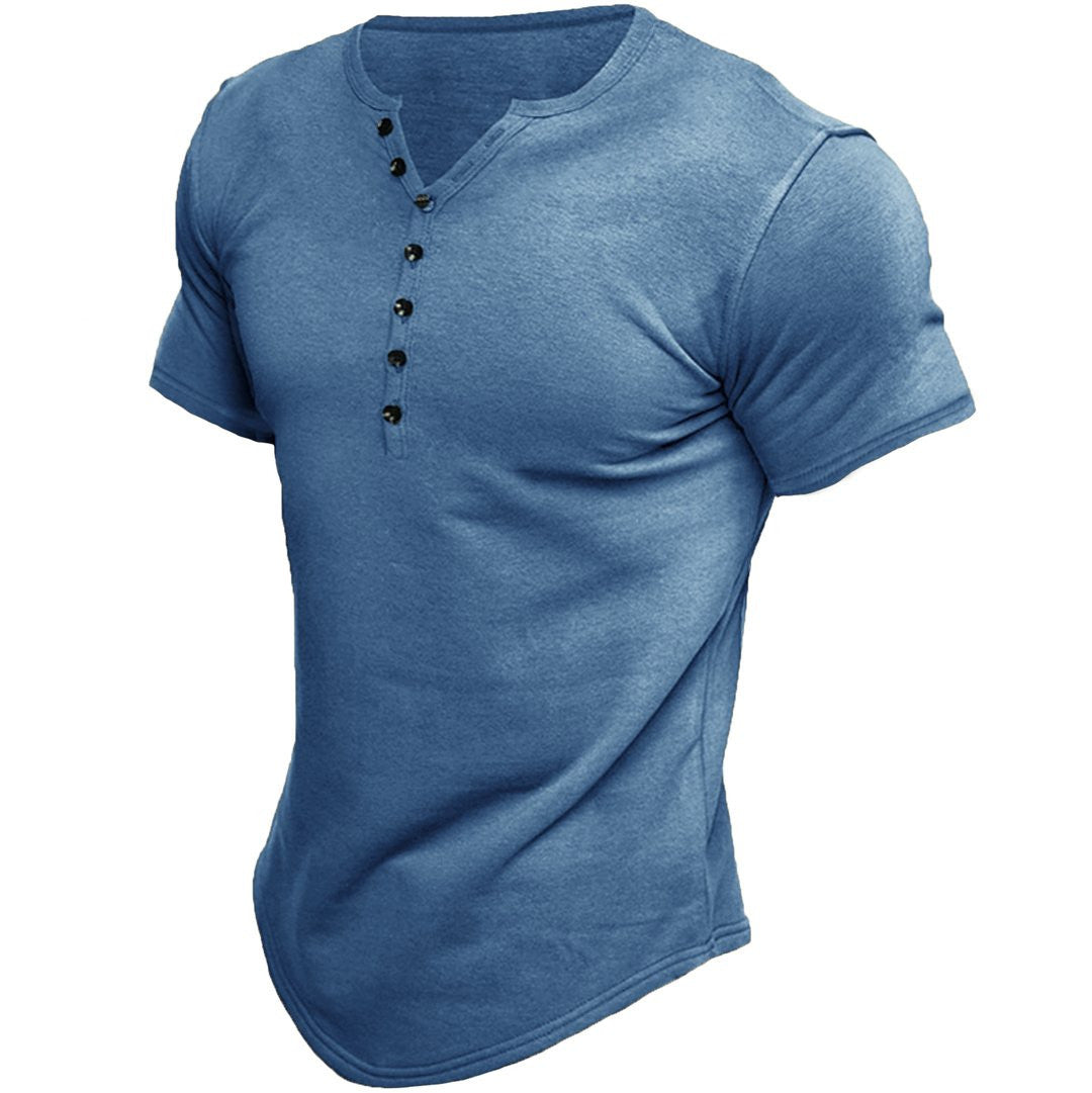 Fudus Short Sleeve Henley Shirt