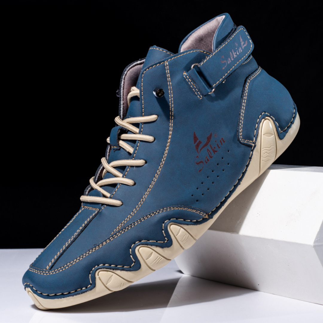 Berg-Feldt Chaussures d'hiver : Cuir de haute qualité, marche décontractée