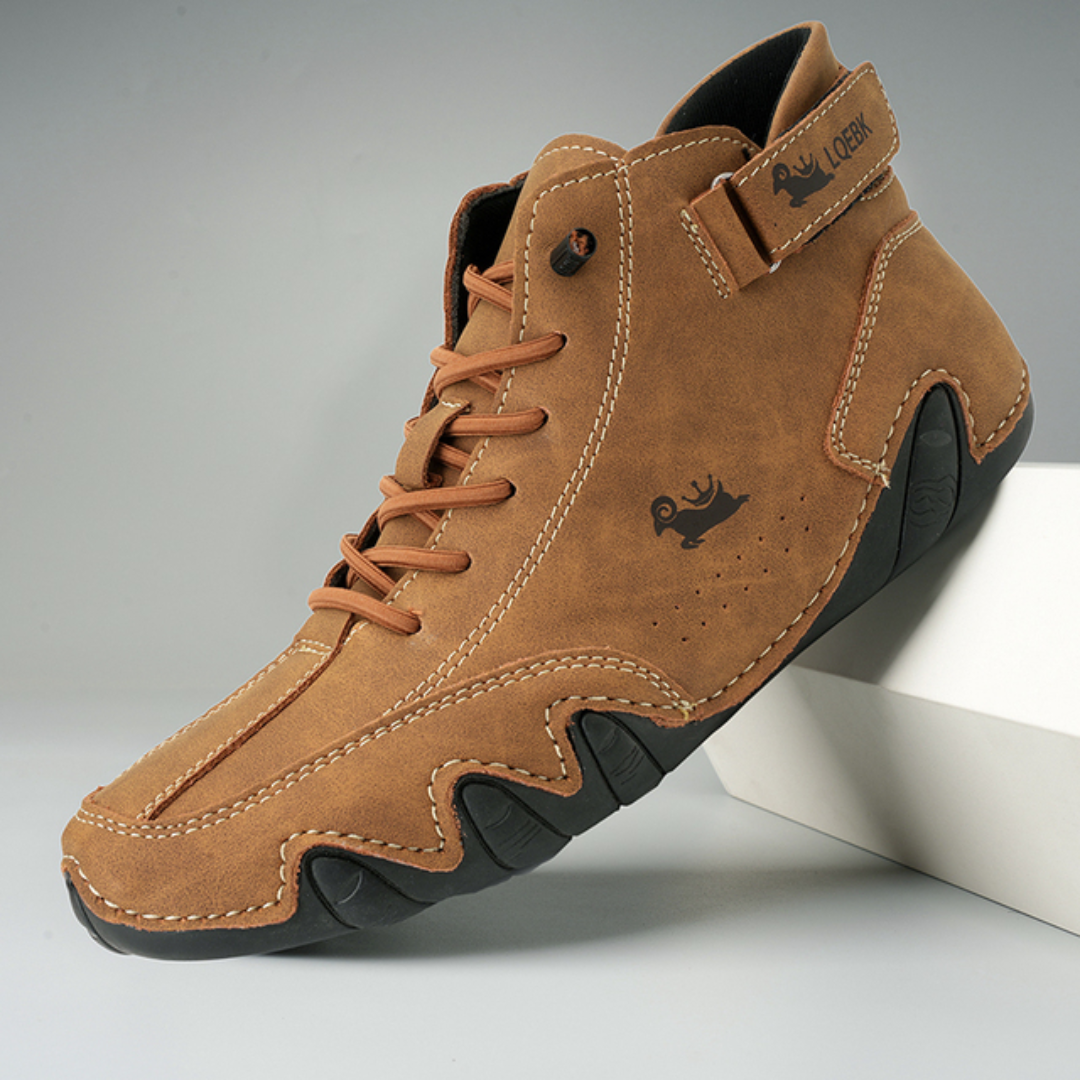 Berg-Feldt Chaussures d'hiver : Cuir de haute qualité, marche décontractée