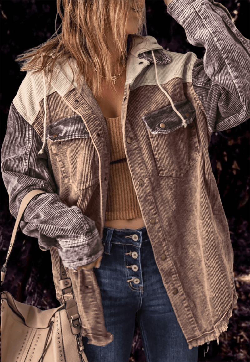 Berg-Feldt | Damenjacke Mit Retro Look Und Funktionalen Taschen