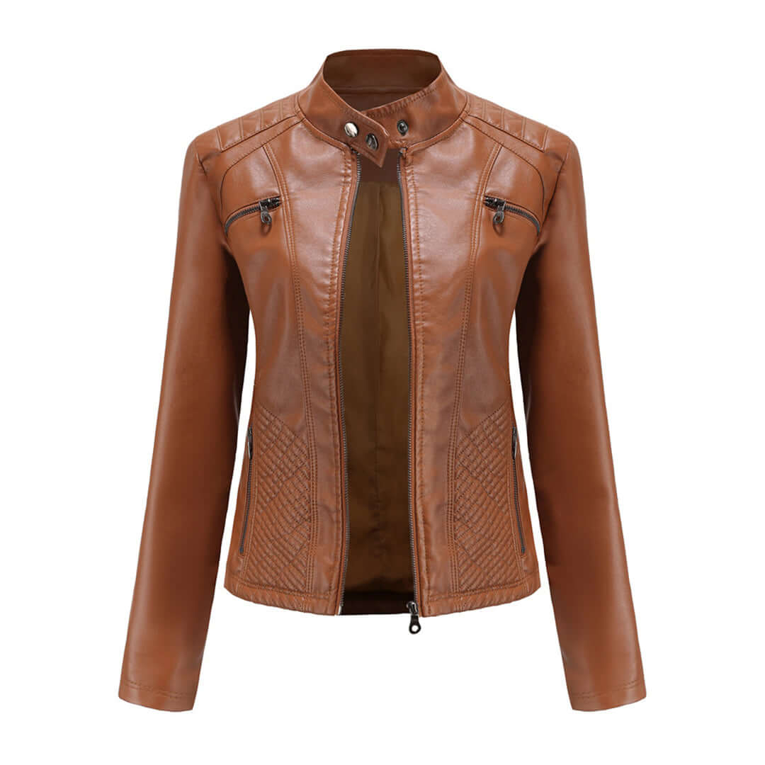 Berg-Feldt | Veste en cuir pour femmes au look intemporel et élégant