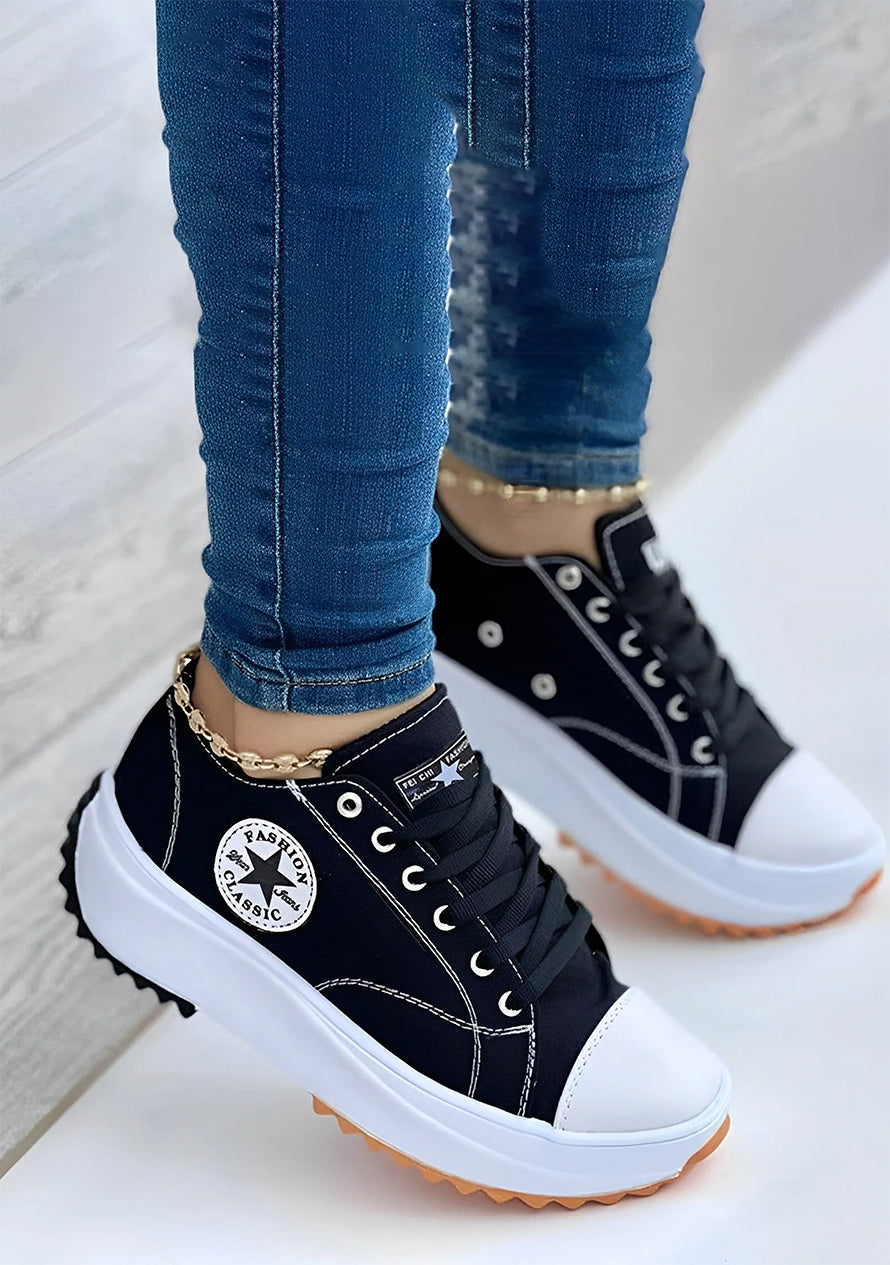 Baskets en toile pour femme