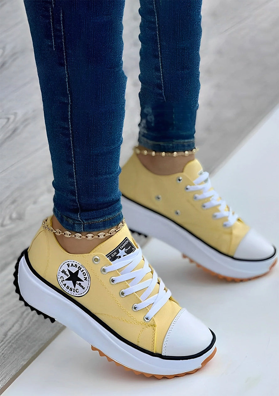 Baskets en toile pour femme