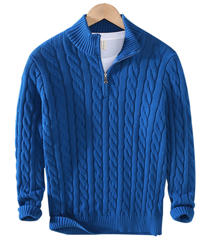 Fudus : Élégance intemporelle et confort dans un pull zippé