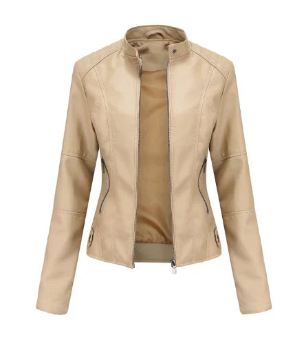 Berg-Feldt | Lederjacke für Frauen mit Mao