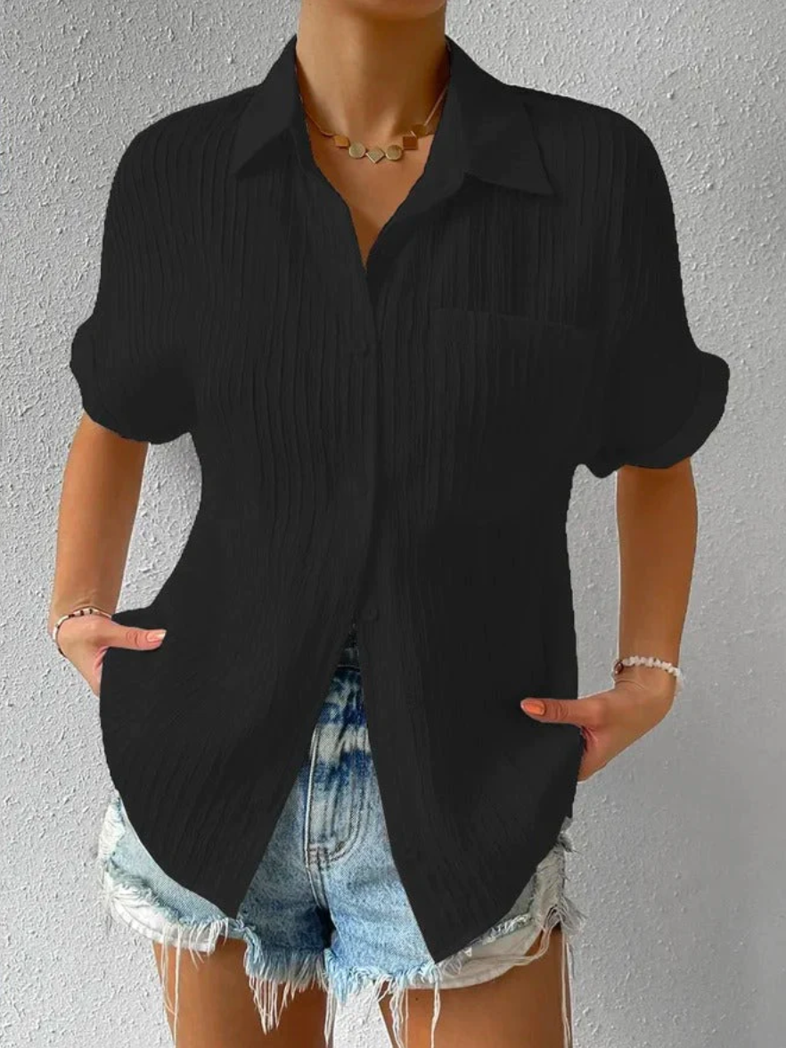 Fudus | Chemisier oversize boutonné simple