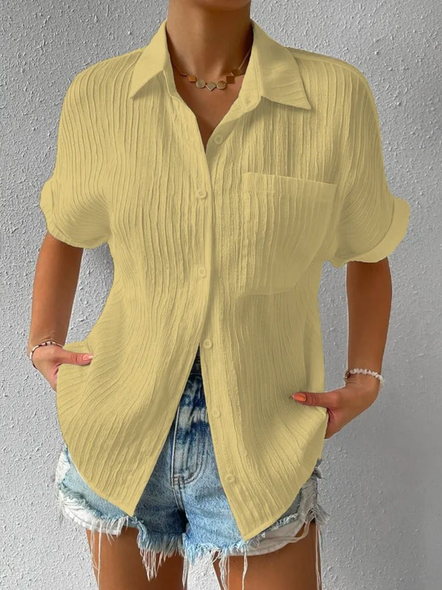 Fudus | Chemisier oversize boutonné simple