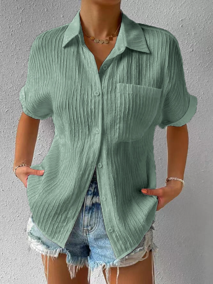 Fudus | Chemisier oversize boutonné simple