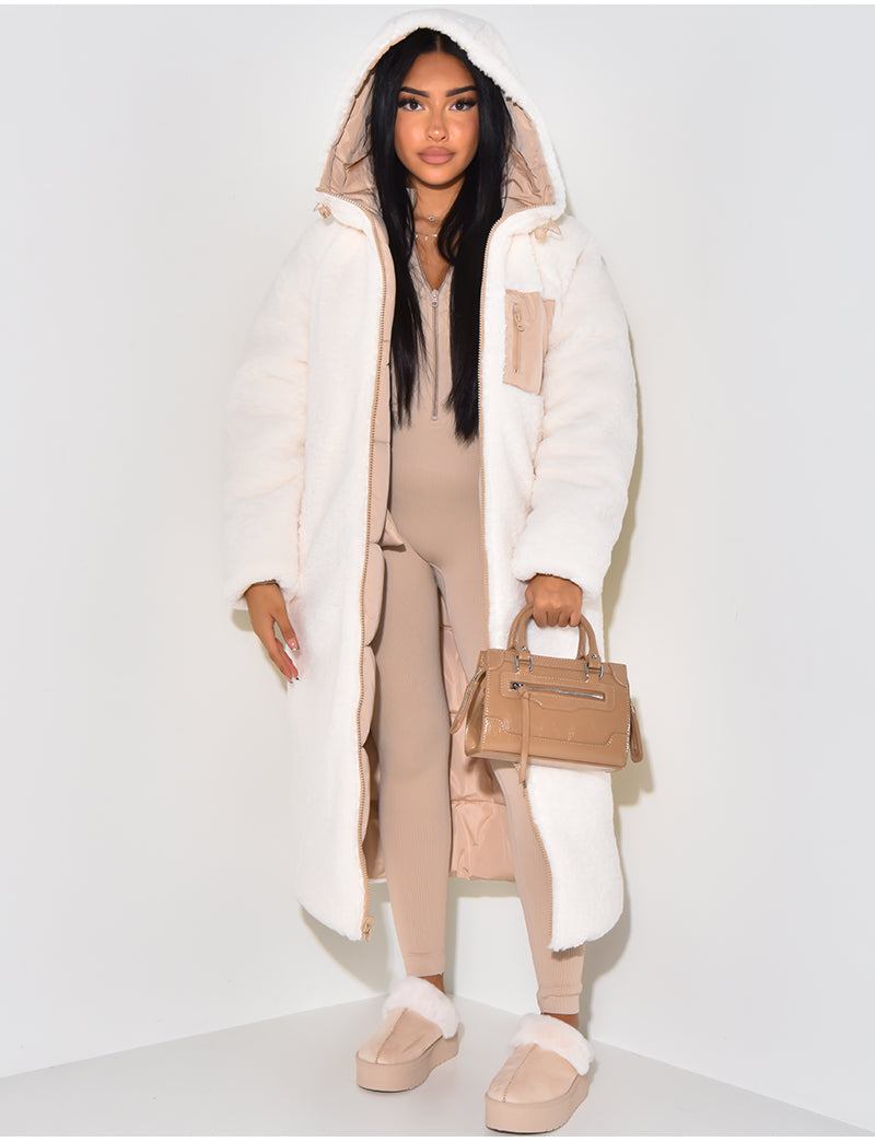 Berg-Feldt | Doudoune – Veste longue et luxueuse pour femme avec capuche