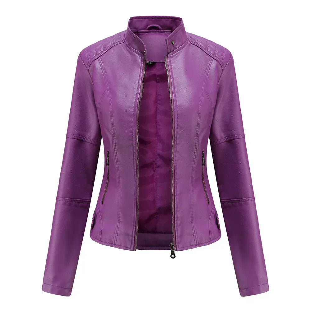 Berg-Feldt | Lederjacke für Frauen mit Mao