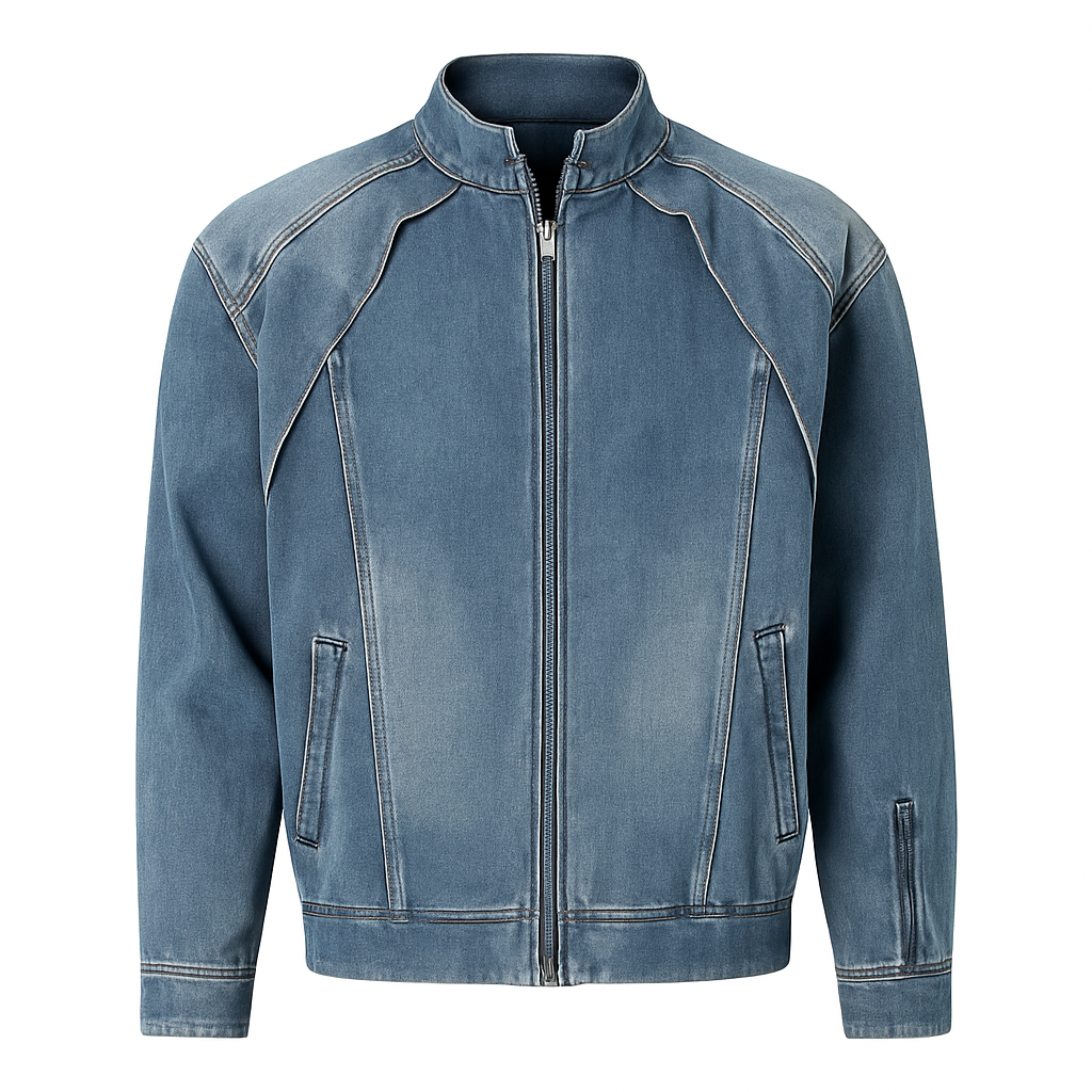 Berg-Feldt | Herren Jeansjacke mit Vintage-Effekt