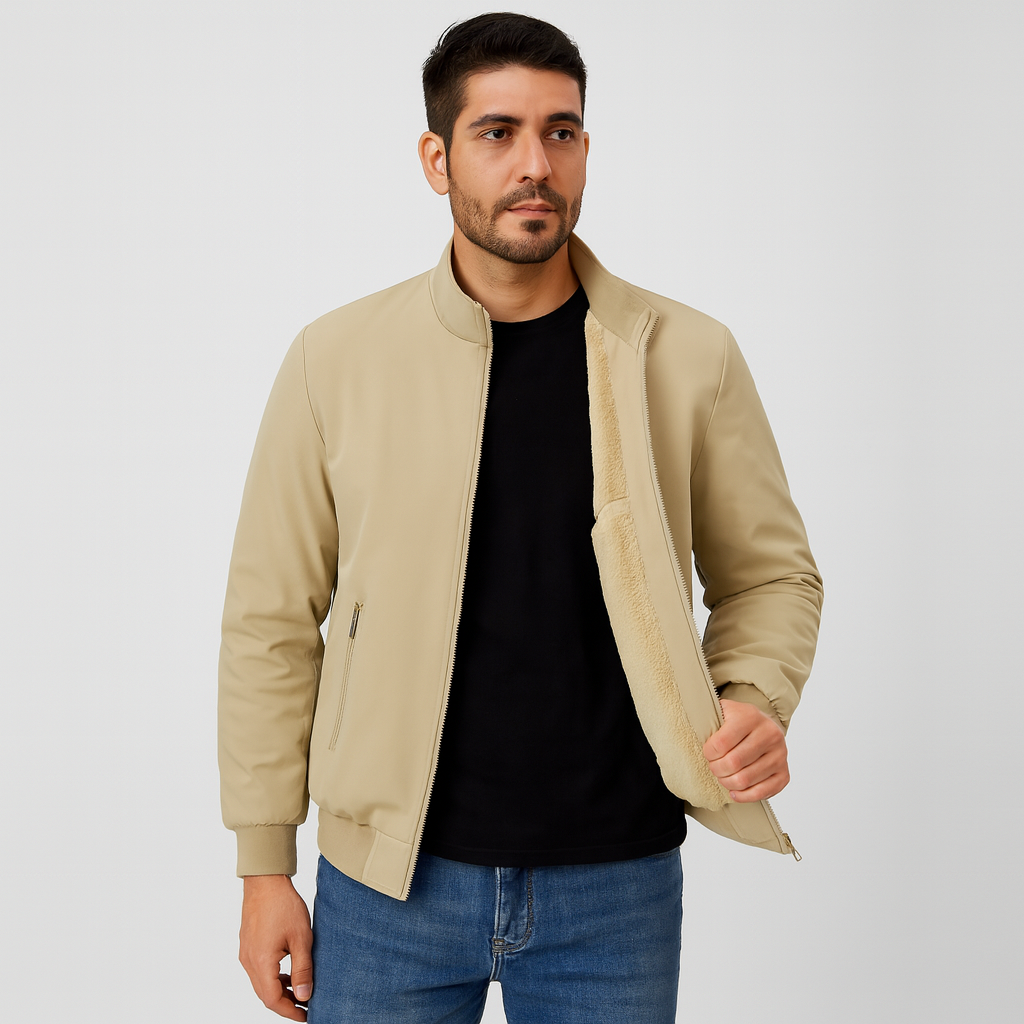 Berg-Feldt | Herren Fleece Innenjacke mit Reißverschluss