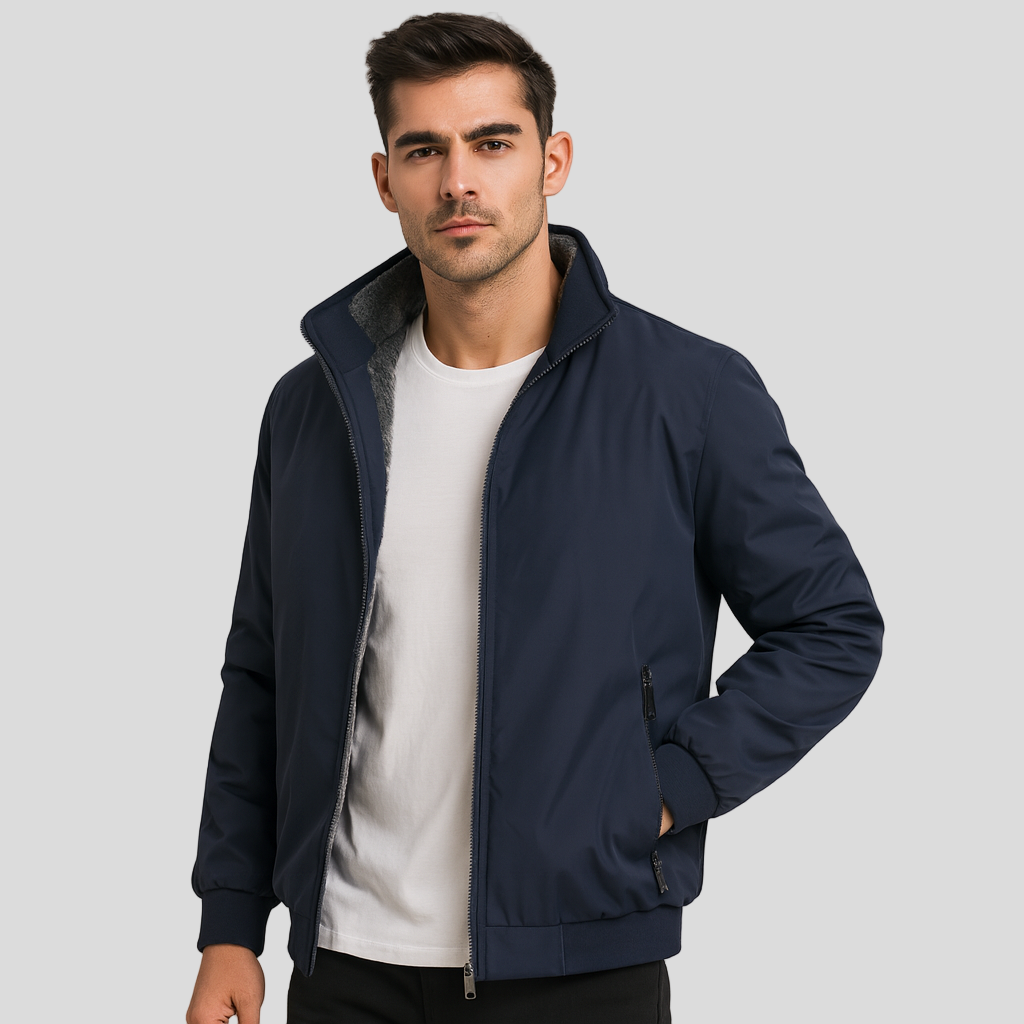 Berg-Feldt | Herren Fleece Innenjacke mit Reißverschluss