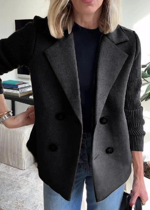 Berg-Feldt | Manteau à double boutonnage pour femme : Chaleur et élégance pour l'hiver