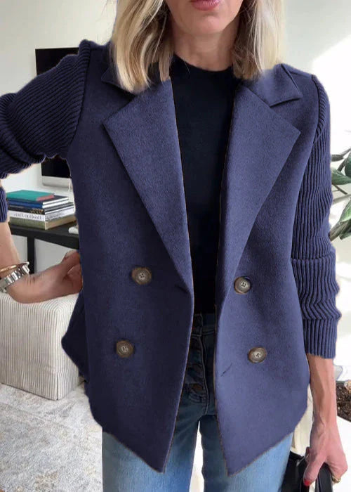 Berg-Feldt | Manteau à double boutonnage pour femme : Chaleur et élégance pour l'hiver