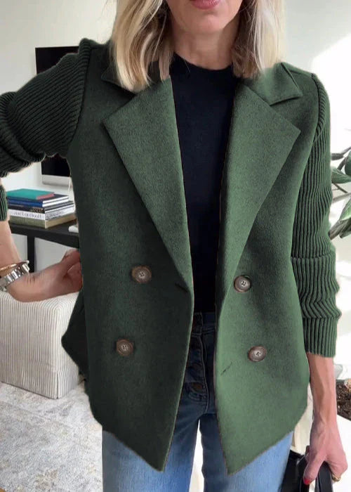 Berg-Feldt | Manteau à double boutonnage pour femme : Chaleur et élégance pour l'hiver