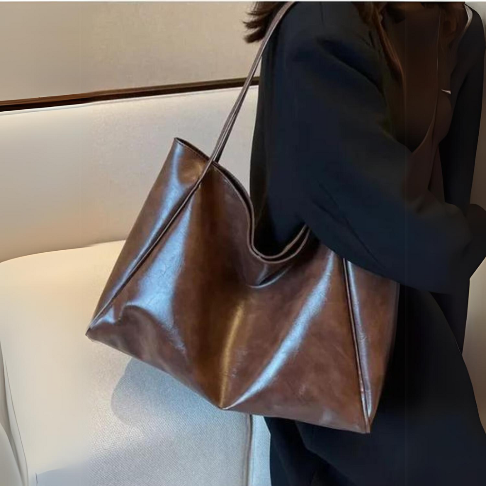 Berg-Feldt | Lederhandtasche in Bordeaux