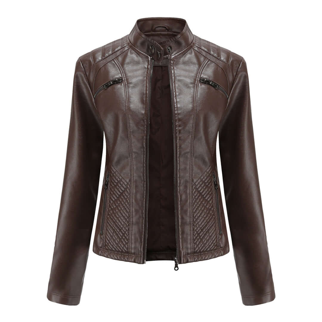 Berg-Feldt | Veste en cuir pour femmes au look intemporel et élégant