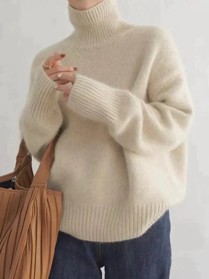 Berg-Feldt | Pullover - Damen Herbst Luxe Kaschmir Rollkragenpullover