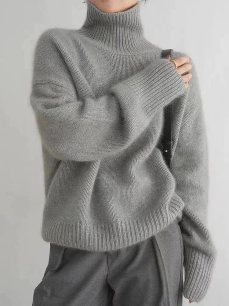 Berg-Feldt | Eleganter Hoher Hals Pullover