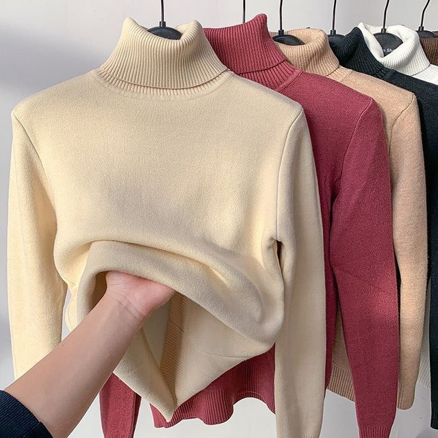 Berg-Feldt | Übergroßer Kaschmir Damen Rollkragenpullover