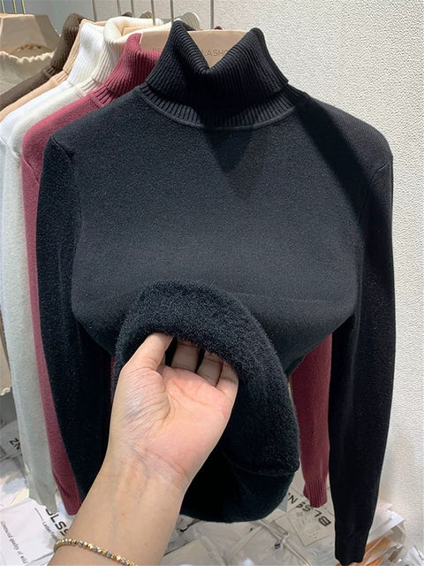 Berg-Feldt | Übergroßer Kaschmir Damen Rollkragenpullover