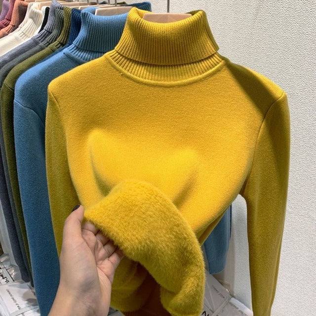 Berg-Feldt | Übergroßer Kaschmir Damen Rollkragenpullover