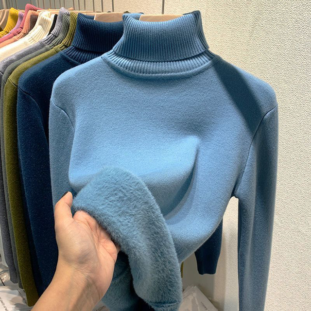 Berg-Feldt | Übergroßer Kaschmir Damen Rollkragenpullover