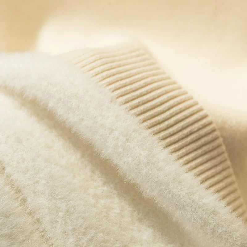 Berg-Feldt | Übergroßer Kaschmir Damen Rollkragenpullover