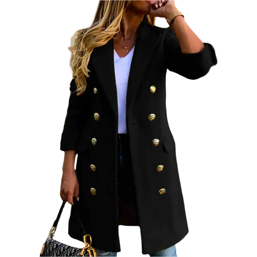 Berg-Feldt | Elegante Taillierte Damenjacke mit Doppeltknopfverschluss