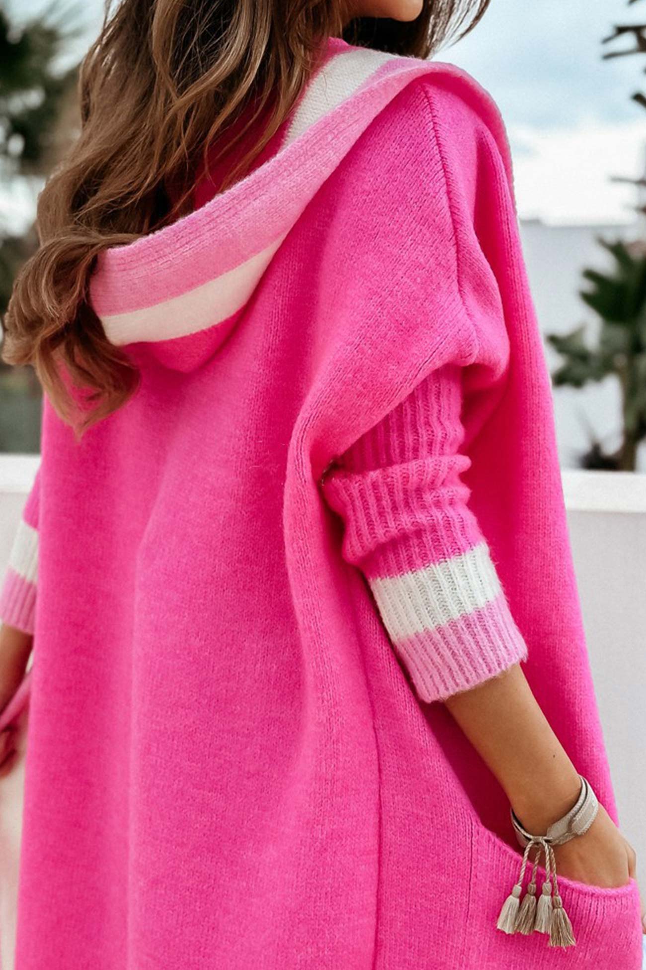 Damen-Cardigan mit Kapuze Herbst Beatrix – élégant