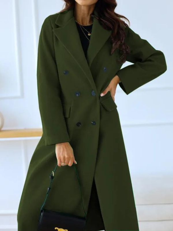 Élégant manteau d'hiver chaud Derine
