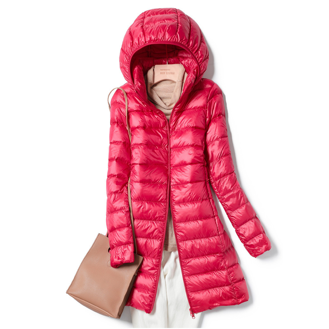 Berg-Feldt | Leichtgewichtige Gesteppte Jacke mit Kapuze Polyester Bequem und Warm