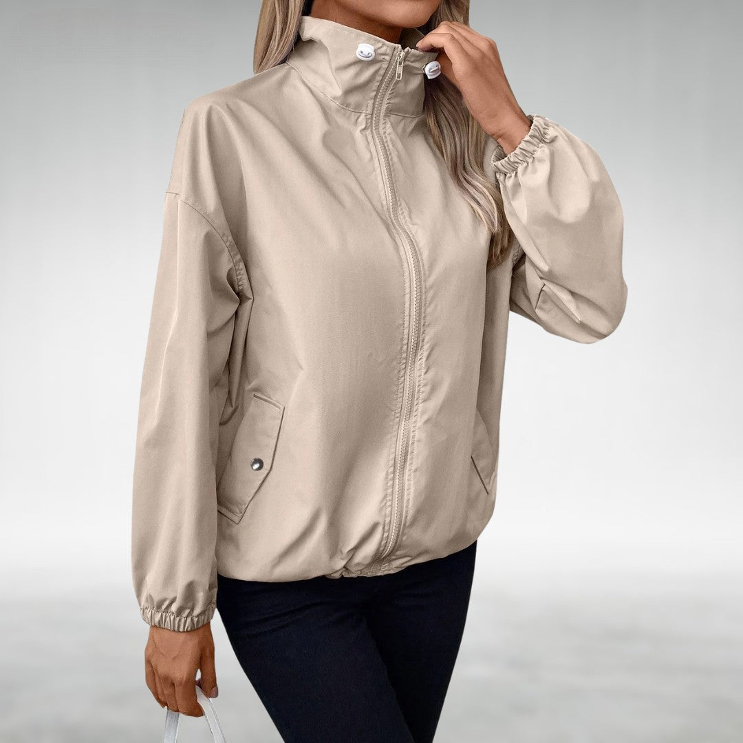 Berg-Feldt | Herbstjacke mit Reißverschluss und Hohem Kragen, Leicht