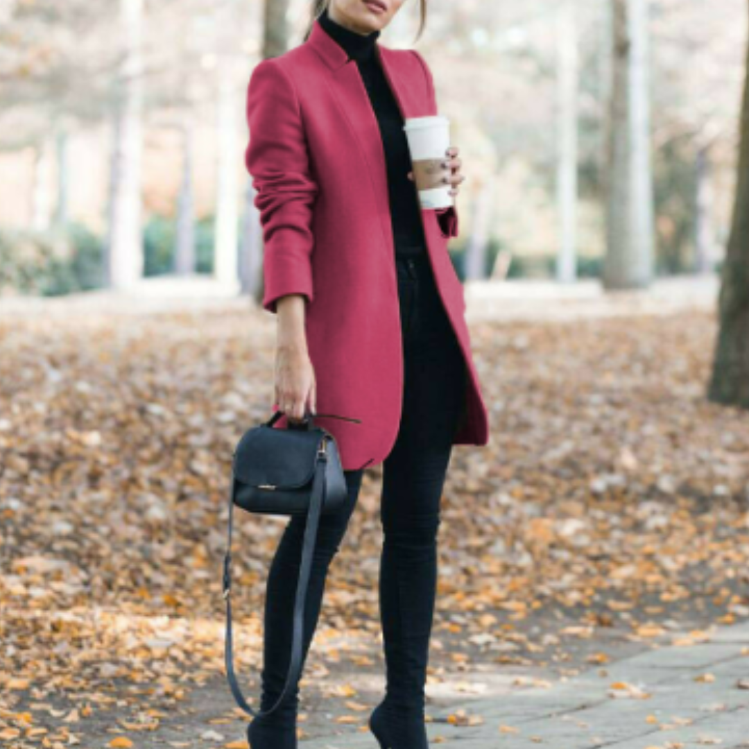 Berg-Feldt | Kurze Jacke ohne Kragen, Elegant